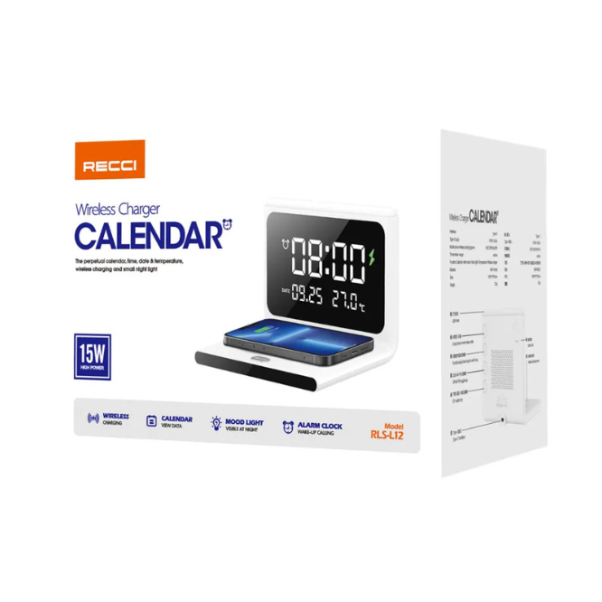 wireless charger calendar recci 