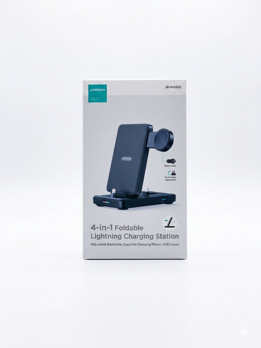  Joyroom 4in1 Foldable Lightning charging stand 