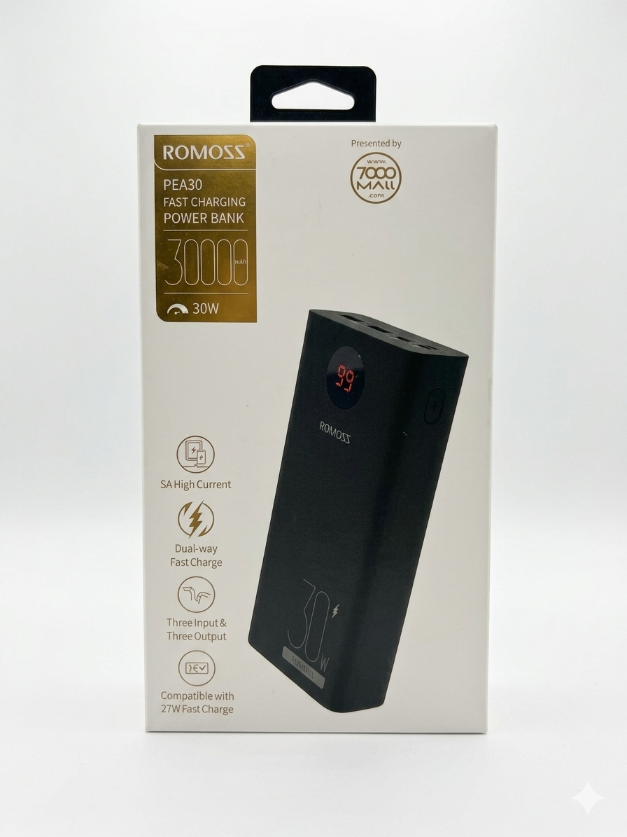 Romoss power bank 30000mA 
