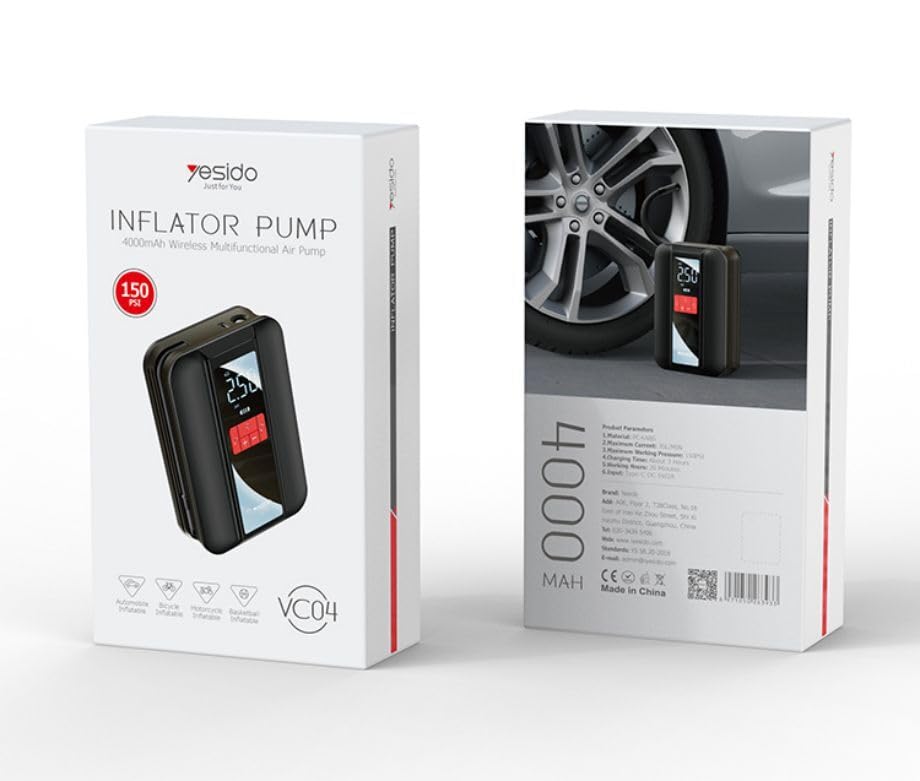 Yesido inflator pump VC4